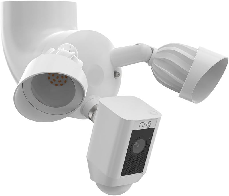 Holicfun Eave Mount for Ring Floodlight Cam Wired Plus/Pro, Ring Smart Lighting Floodlight Wired, Blink Wired Floodlight Camera, Wyze Floodlight Camera v2/Pro, and Roku Floodlight Camera - White - Image 2